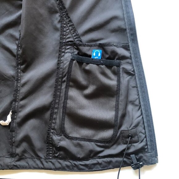 Brooks Black Size Small Full Zip Windbreaker Jacket Shelter Technology Active - Picture 4 of 12